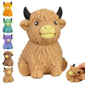 Highland Cow TPR Squishy Toy