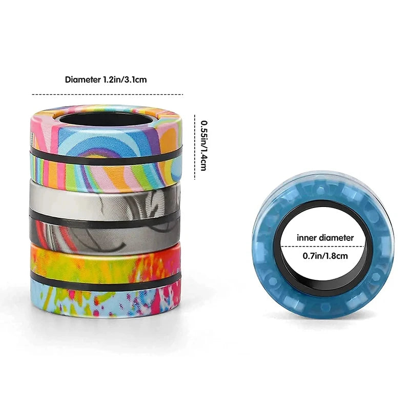 Magnetic Fidget Spinner Rings