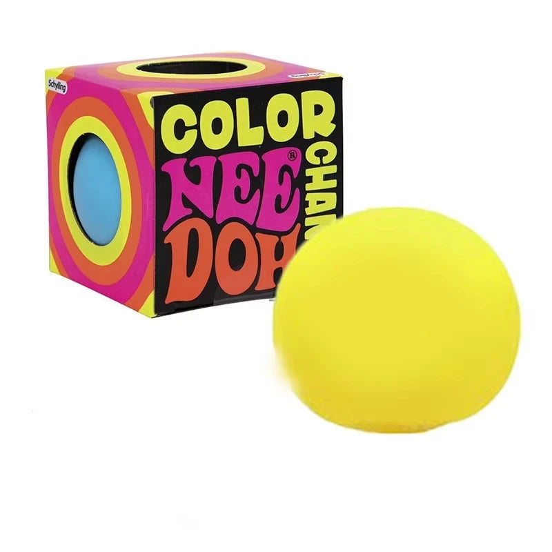 NeeDoh Extrude Color-Change Fidget Squishy | Sensory Stress Ball
